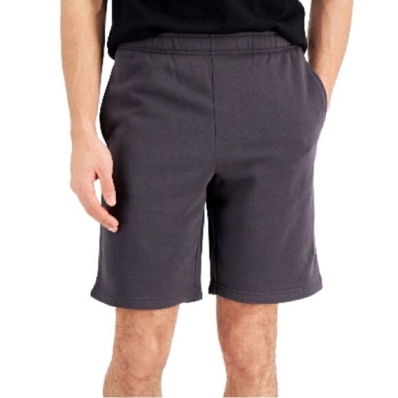 New ID Ideology Mens Fleece Shorts Stormy deep charcoal L - Picture 4 of 9